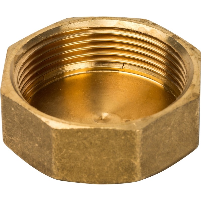 Заглушка латунь ВР Ду 32 (1 1/4")